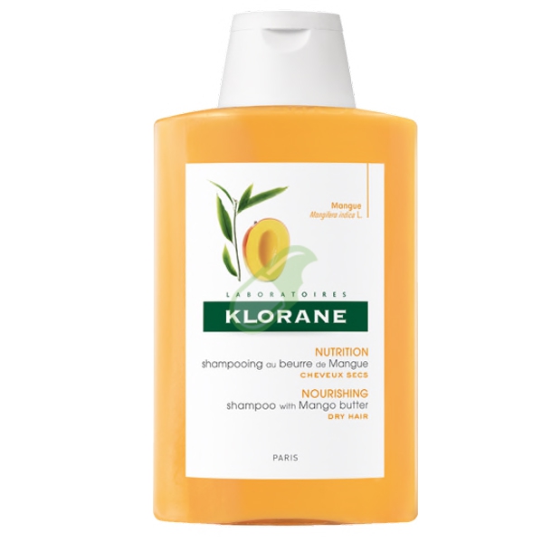 Klorane Capelli Linea Burro Mango Nutriente Rigenerante Idratante Shampoo 200 ml
