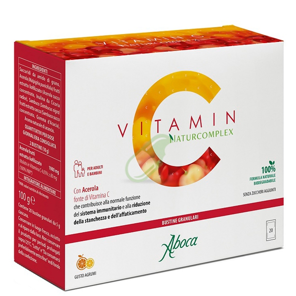 Aboca Naturaterapia Linea Benessere Vitamin C Naturcomplex 20 Bustine