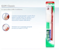Gum Classic 411 Spazzolino denti morbido testina regolare