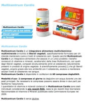 Multicentrum Linea Cardio Integratore Alimentare Benessere Cuore 60 Compresse