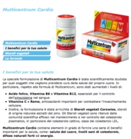 Multicentrum Linea Cardio Integratore Alimentare Benessere Cuore 60 Compresse