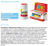 Multicentrum Linea Cardio Integratore Alimentare Benessere Cuore 60 Compresse