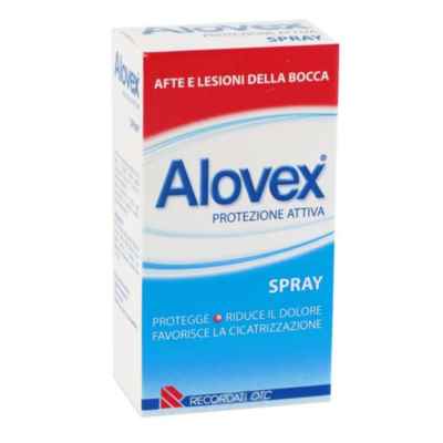 Alovex Linea Protezione Orale Spray Lenitivo Lesioni Mucosa Orale 15 ml