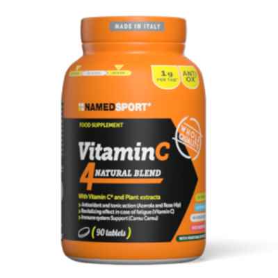 Named Linea Sport  Vitamin C 4 Natural Integratore 90 Compresse