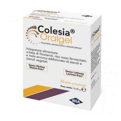 IBSA Farmaceutici Linea Controllo del Colesterolo Colesia Oralgel 20 Sticks