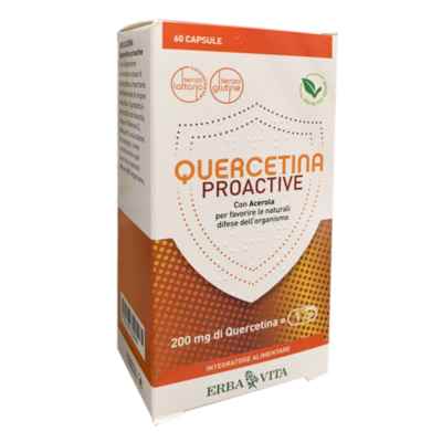 Erba Vita Linea immunostimolanti Quercitina Proactive Integratore 60 Capsule