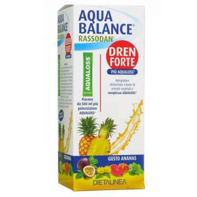 Dietalinea Linea drenanti Aqua Balance Rassodan Dren Forte Gusto Ananas 500 ml