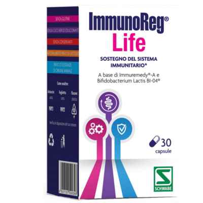 Schwabe Pharma Linea Immunomodulatori Immunoreg Life Integratore 30 Capsule