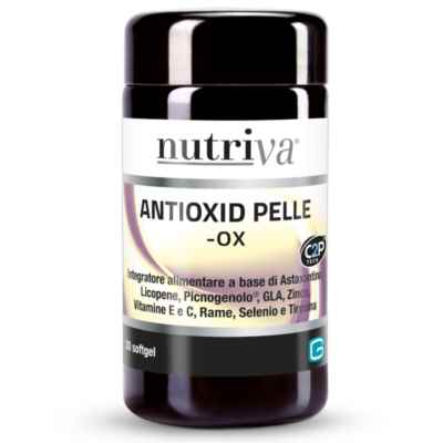 Nutriva Linea Antiossidanti Antioxid Pelle OX Integratore 30 Softgel