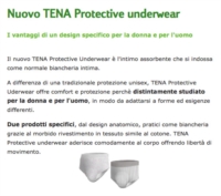 Tena Linea Men Assorbenti Protezione Medium Livello Zero  14 Pezzi