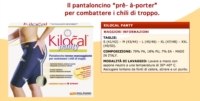 Kilocal Abbigliamento per il Benessere Panty Pantaloncino Blu Taglia M